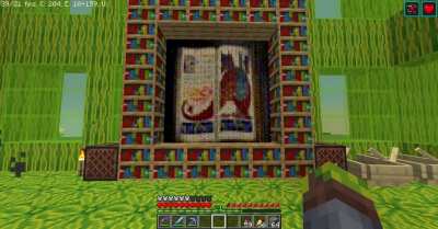 I have created a resource pack that adds the entire Shrek movie to Minecraft