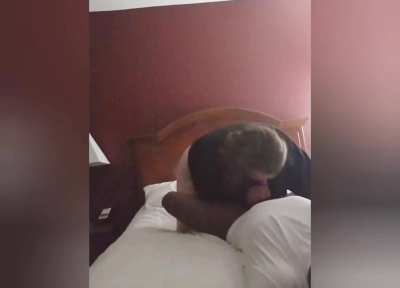 My ex fucking a BBC in a hotel