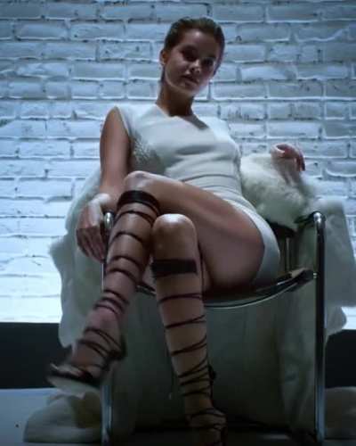 Barbara Palvin recreating Basic Instinct scene