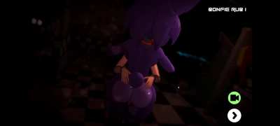 Bonfie from Five Nigths At Frennis thight job scene Art by: Fatal Fire Studios Edited by: me