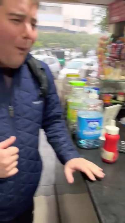Trying Foreign Food