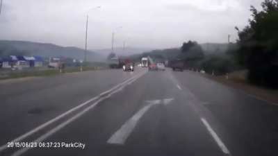 Škoda (White car) driver caused the death of two people in the gray Lada