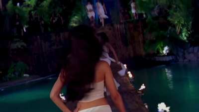 Katrina Kaif (see-through dress in Boom)