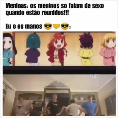 E se der o anime também pro meu conhecido