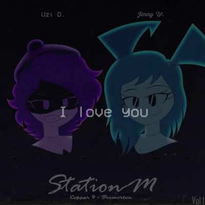 Jenny singing Feels Like a Wish by Station K. (The art of the background was made by me)