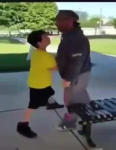 Kid gets put down for assaulting store owner after vandalizing cars