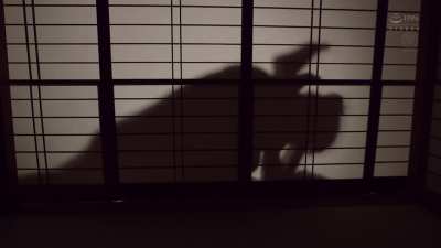 Her legs-are-up; It's late at night; and Mrs. Isshiki is getting shadow-fucked! ~ URE-054