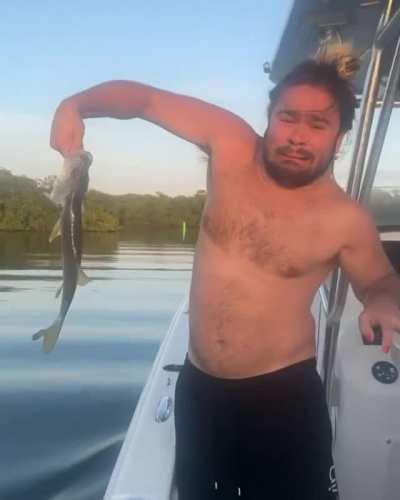 When you're updating your Tinder profile photos but hate fish.