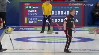 Canada’s Marc Kennedy told Sweden’s Oskar Eriksson to “F off” after being accused of illegally touching a curling stone. Media coverage later showed a slow‑motion replay from one angle, but officials issued no penalty.