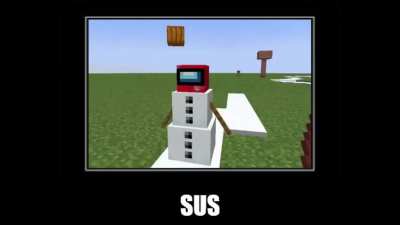 Snow golem is sus