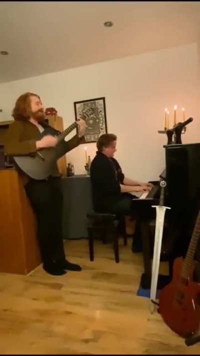 Lambert and Eskel vibing to Burn Butcher Burn [Paul Bullion's IG Reel]