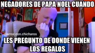 Esta va pa los negadores de papá Noel