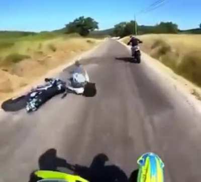 Check out this awesome wheelie.
