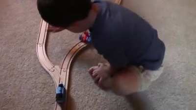 Letting a 2 year-old solve the trolley problem
