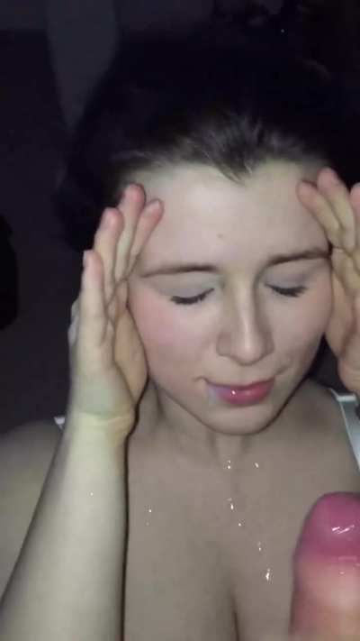 Busty Amateur In White Bra Gives Him The Finger