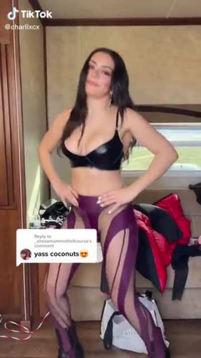 Charli’s bouncy tits
