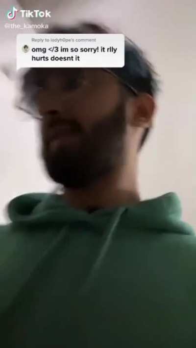 This man doesn’t need a mum, he needs a hug.