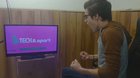 A TV that only turns up when you scream at it