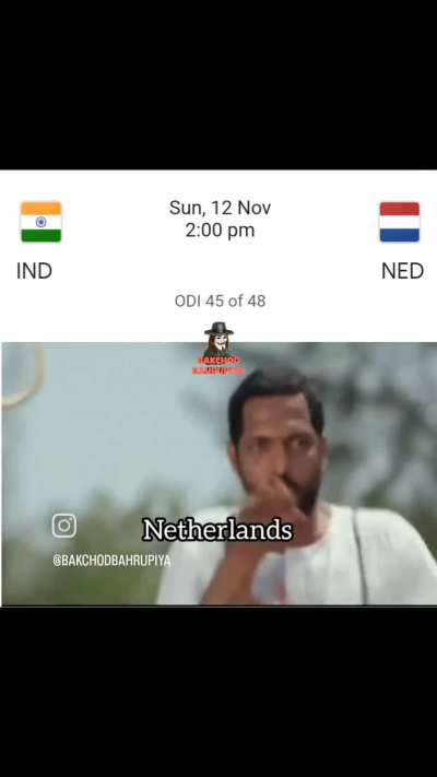 India v Netherlands