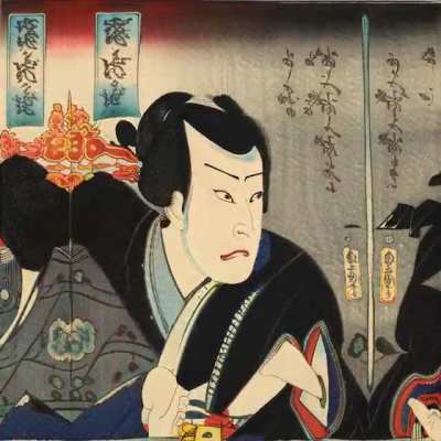 An Ukiyo-e StyleGAN2-ADA Interpolation