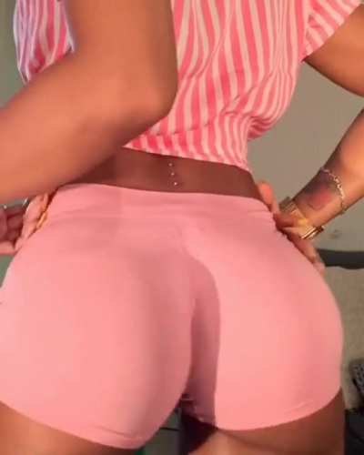 Booty in spandex