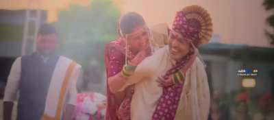 Hruta Durgule passionate kissing scene in Aarpar 2025 with Lalit Prabhakar