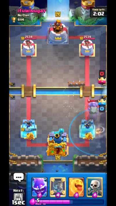 King tower activation perfected. (Recreation of video from Clash with Dark, but with far less damage on tower)
