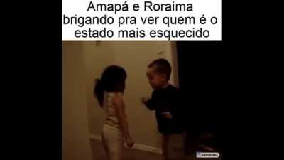 Estados brasileiros numa casca de noz (continuação de outro meme que outro cara postou aqui)