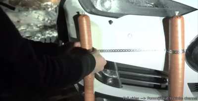 A youtuber was told that changing the battery of his 8 year-old Tesla would cost 23k dollars, so he decided to blow it up