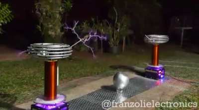 Toto’s “Africa” played entirely on Tesla Coils