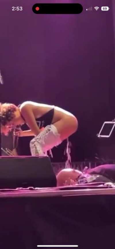 [NSFW] Getting peed on at a concert (hard thick stream)
