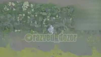 Ru PoV: Lancet strikes a AN/TPQ-50 counter-battery radar – South of Volchansk, Kharkov region