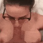 Busting a load on my gf’s glasses (original content)