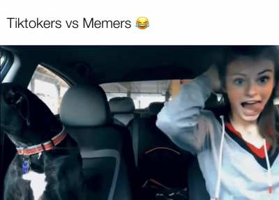 She looked so happy until… 😂
