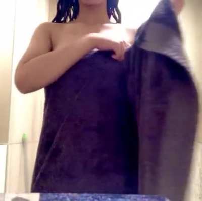 Just got out of the shower... [F]