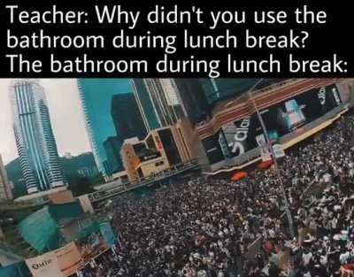 People need space to fart so...