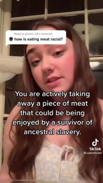 Eating meat is racist.