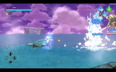 Some various weapon combos on Lost Epic