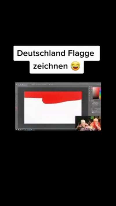Drawing Germay's flag