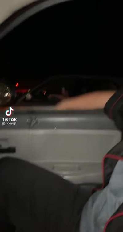 Throwing your soda at someone’s car then getting hit with 30 ounces of karma