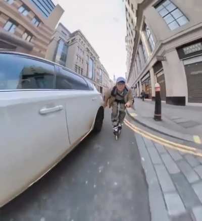 Sidewalk skating