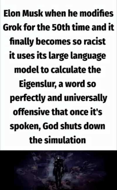 The eigenslur is a real thing, look it up