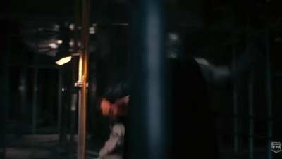 The Dark Knight breaking a doctors neck