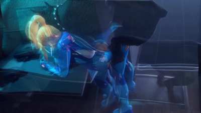 Samus found a rare space dog and got a bit too excited (Noname55)