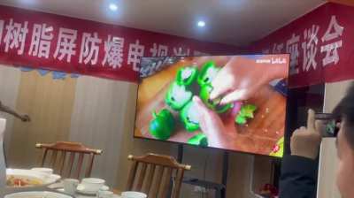 Impact proof TV for football fans