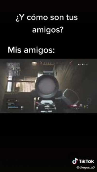 Alguna vez jugamos con alguien haci xd