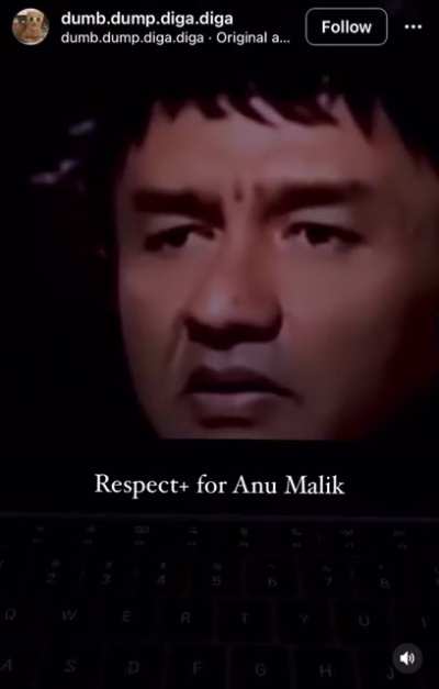Never thought I would agree with Anu Malik on something… but wow🤣