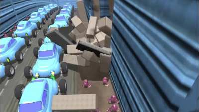 Building under construction collapses onto busy city street