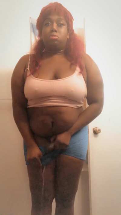 I gotta pee so bad. Can’t hold it! Please help me I’m about to spray you all over. It’s leaking. 