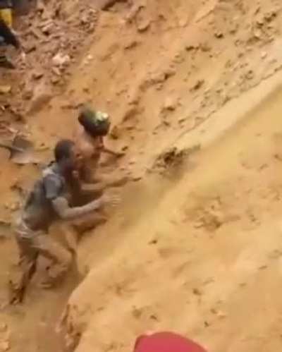 Another normal day of mining in Africa